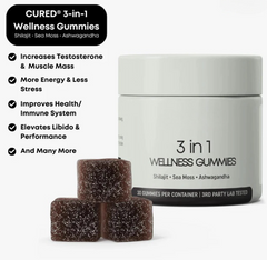 Shilajit 3-in-1 Gummies for Men